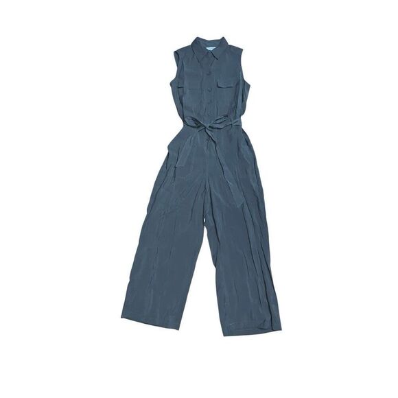 Max Studio Jumpsuit with Waist Tie - Picture 1 of 7